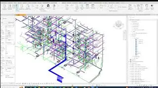 Revit study-44- Isolate specific plumbing pipe (In linked revit file)with color in Revit(Dynamo)