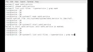 How to mask and unmask services with systemctl on RHEL or CentOS