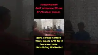 Best Sainik School Coaching l military school interview preparation l RIMC classes Royal Academy