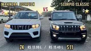 Mahindra ScorpioN Z4 vs Scorpio Classic S11 🔥 Diesel War - Which One Should You Buy In 2023 ?