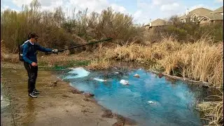 POND HOPPING Neighborhood Ditches For Spring Bass!