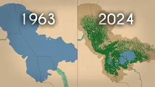 The Shrinking of Lake Chad (1963–2024)