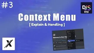 [NEW] HOW TO MAKE CONTEXT MENU AND HANDLE THEM | DISCORD.JS (V13) | #3