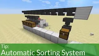 Tip: Automatic Sorting System in Minecraft