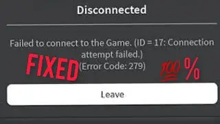 How to fix roblox error 279 | How to fix roblox error code 279 on Android & iOS | 2024