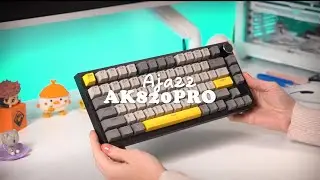 Ajazz AK820 PRO with Ajazz Moon Linears | Teardown, Typing, Latency