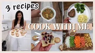 THREE RECIPE IDEAS FOR BREAKFAST, LUNCH, & DINNER | DAY OF COOKING YUMMY RECIPES // LoveLexyNicole