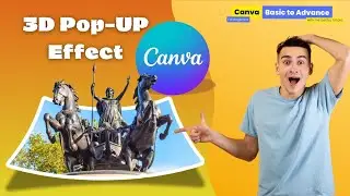 Create 3D Pop Up Effect in Canva | Canva for Beginners | The Digital Tutors