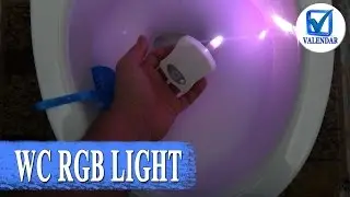 Colored LED lights for the toilet Brelong with motion sensor