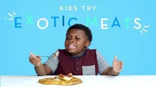 Kids Try Exotic Meats | Kids Try | HiHo Kids