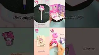 Diy SANRIO My Melody paper crafts #shots #shorts #youtubeshorts #trending #sanrio #mymelody #cute