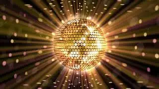 MIRROR BALL party lights seamless VIDEO (2hrs) 4k