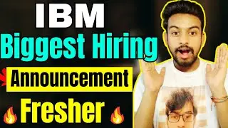 IBM Biggest Hiring Announced | OFF Campus Drive For 2025, 2024 Batch | Fresher Jobs | Kn Academy