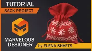 Симуляция и Ретопология Мешочка / Simulation and Retopology Sack Marvelous Designer Tutorial