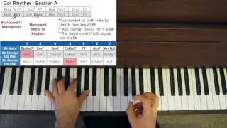 Jazz Piano Tutorial - Modal Interchange and Borrowed Chords