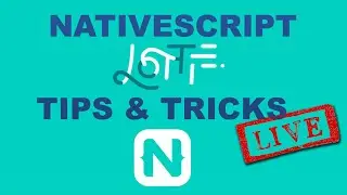 Live Stream: NativeScript Lottie Tips and Tricks