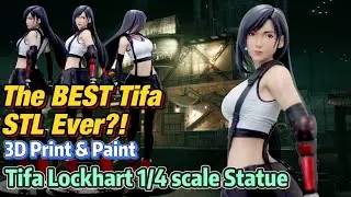 Tifa Lockhart 2 | 3D Print & Paint - Final Fantasy 7: Remake (Not Pink Pink Studio, Mayflies, O2)