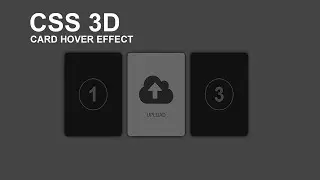 CSS 3D Card Hover Effect | CSS3 Tips and Tricks