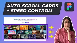 Create an Infinite Auto-Scroll Card Animation in Figma | Step-by-Step Guide