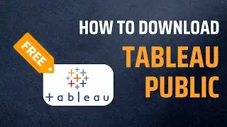 How to download Tableau for Free | Tableau Public | In 2 mins🔥