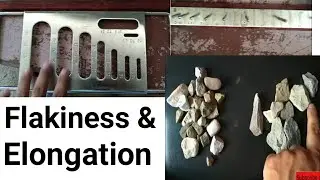 Flakiness and Elongation Test of Aggregate | Shape test