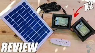 Uponun Solar Flood Light Outdoor & Indoor Waterproof Review