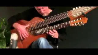 Brin Addison - Beethoven's Moonlight Sonata 15 string Harp Guitar