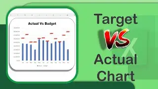Creating Actual vs Target Chart in Excel - Excel Tips and Tricks
