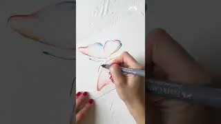 How to draw Butterfly using colourless blender Goldfaber Aqua Dual Marker  #fabercastell