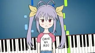 Omae Wa Mou Shindeiru Meme Song (Lil Boom - Already Dead) Piano Cover (Sheet Music + midi) Synthesia