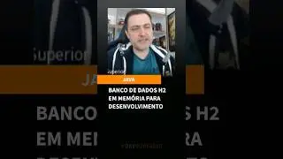 Banco de dados H2 em memória para desenvolvimento