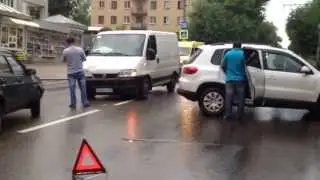 ДТП в Калуге блокировало движение