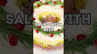 BEAUTIFUL Christmas Salad - Salad Recipe for the HOLIDAY!Salad #christmas