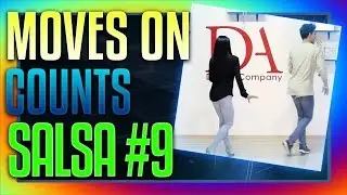 Moves on Counts Salsa #9 | Beginner Salsa Pattern | Double/Triple Cross Suzie Q by Marius&Elena