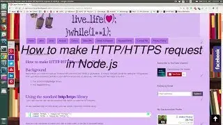 How to make HTTP/HTTPS request in Node.js