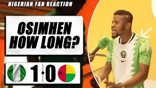 GUINEA BISSAU 0-1 NIGERIA ( Dani - NIGERIAN FAN REACTION) - AFCON 2023 HIGHLIGHTS