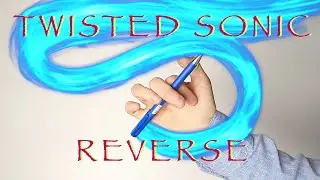 Twisted sonic reverse. Basic penspinning trick for beginners. Learn How to Spin A Pen - In 50 sec.