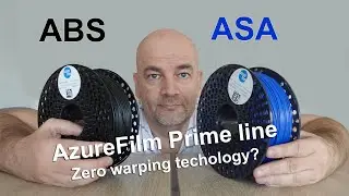 Another ABS vs ASA comparison: AzureFilm ABS Prime vs ASA Prime with zero warping techology