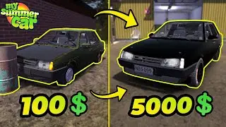 $100 LADA 21099 from BACKYARD! | My Summer Car #93