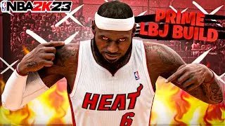 PRIME LEBRON JAMES BUILD Is The BEST REBIRTH BUILD ON NBA 2K23 CURRENT-GEN | BEST TWO-WAY BUILD