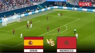 🔴LIVE : SPAIN vs MOROCCO I SEMI FINAL I 2024 MEN'S FOOTBALL STREAM I eFOOTBALL PES 21 GAMEPLAY