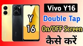 Vivo y16 double tap on off screen / Vivo y16 double tap turn on off screen setting / Vivo y16