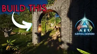 Castle Arch Build with ARKITECT STRUCTURES REMASTERED | ASA Ark Mod Building Tutorial