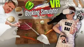 COCINANDO POR PRIMERA VEZ EN VR 😨 | Cooking Simulator VR