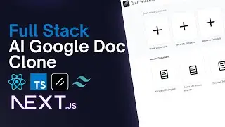 Build AI Google Doc Clone with Next.js, Typescript, Clerk, Prisma, Neon (Postgres), OpenAI, ShadCN