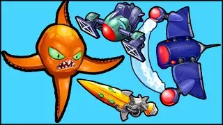 СУРОВЫЙ ОСЬМИНОГ МУТАНТ - БЕСКОНЕЧНЫЙ ОКЕАН! ИГРА Octogeddon