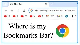 Fix Missing Bookmarks Bar in Google Chrome