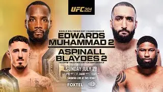 UFC 304 LIVE EDWARDS VS MUHAMMAD 2 LIVESTREAM & FULL FIGHT COMPANION