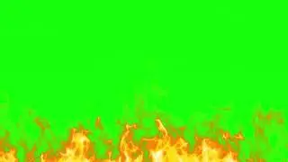 fire loop effect green screen - Download Stock Footage