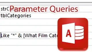 Parameter Queries in Access Database